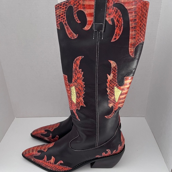 Vintage 90s Martinez Valero Boots - 9.5 - Picture 6 of 13